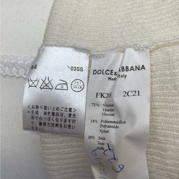 Dolce and Gabbana lace tie top size small - Picture 6 of 6